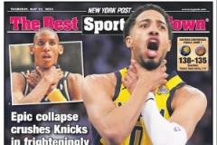 《紐約郵報》體育頭版：哈利升級掐喉戰(zhàn)術(shù) 尼克斯遭遇史無前例崩盤