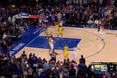 五驢累了！唐斯和布倫森最后時刻連續(xù)嘗試三分絕平，但差太多了！