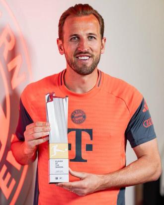 26球力奪金靴！凱恩官方 crowned 德甲本賽季最佳球員