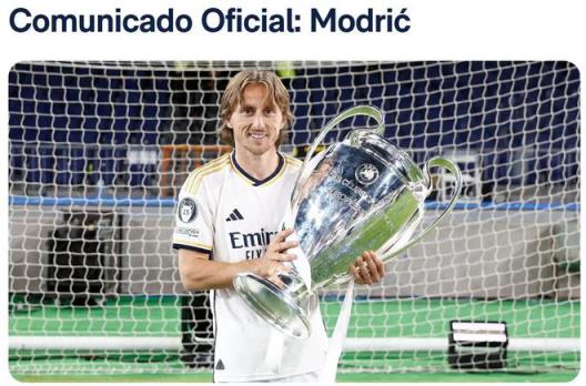 皇馬官方：莫德里奇將在世俱杯后離隊(duì)，已與球員達(dá)成協(xié)議