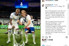 阿拉巴在社交媒體致敬魔笛：他是史上最偉大的球員之一，很榮幸曾與你并肩作戰(zhàn)