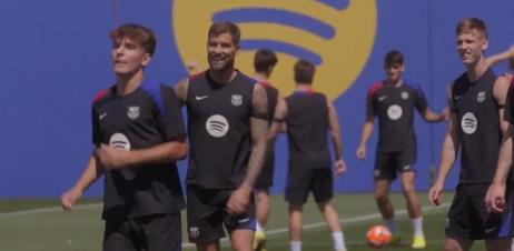 巴薩備戰(zhàn)收官戰(zhàn)，弗里克召集兩名梯隊小將參與訓(xùn)練