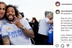 馬塞洛贊莫德里奇：你永遠(yuǎn)是傳奇，感謝你教會(huì)我很多