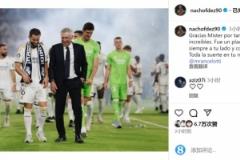 納喬社交媒體發(fā)布與安切洛蒂合影：感謝教練，愿新階段一切順利