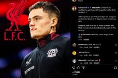 羅馬諾確認(rèn)：利物浦有信心簽下維爾茨，目前在中游領(lǐng)先拜仁