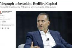 紅鳥資本領(lǐng)銜財團正式接手《電訊報》終結(jié)兩年所有權(quán)空窗期