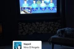 哈姆西克觀看那不勒斯最后一輪比賽直播，見證老東家奪冠