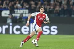 記者：卡拉菲奧里有望在對圣徒一役首次以左中衛(wèi)代表槍手聯(lián)賽首發(fā)