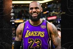 湖人官推發(fā)布海報祝賀詹姆斯第二次入選最佳陣容，國王第21次榮膺榮譽