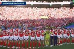 阿森納女足逆轉奪歐冠，賽后球迷滿場合唱表達激動