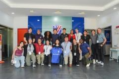 美國南加州大學(xué)安納伯格學(xué)院訪學(xué)團赴上海申花參觀訪問