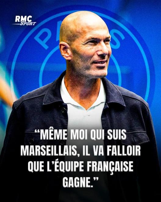 齊達(dá)內(nèi)：我來(lái)自馬賽，但法國(guó)球隊(duì)必須獲勝