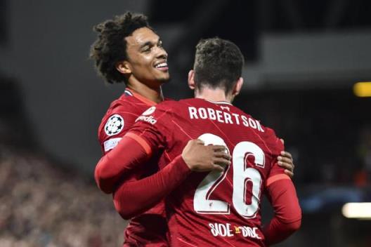 羅伯遜：阿諾德值得歡呼，他將贏得更多獎杯，紅軍不愿接受第二名