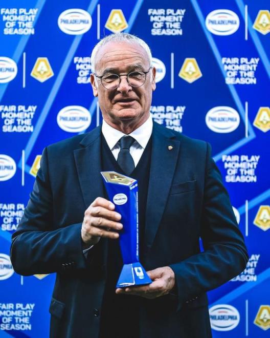 拉涅利因?qū)κ质軅鲃?dòng)叫停進(jìn)攻獲意甲公平競賽獎(jiǎng)