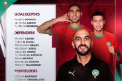 摩洛哥國家隊名單公布：阿什拉夫、恩內斯里、B-迪亞斯、阿姆拉巴特在列