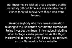 埃弗頓官方：對撞人事件引發(fā)深痛，全城團結共克難關