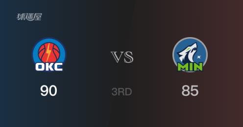 NBA季后賽：雷霆三節(jié)90-85領(lǐng)先森林狼，亞歷山大貢獻(xiàn)29分6籃板7助攻