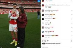 天倫之樂(lè)！哈弗茨社媒：本賽季落幕，迎來(lái)新家庭成員