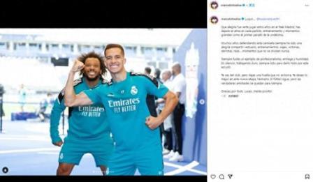 馬塞洛與巴斯克斯道別：愿未來一切順利，足球精神永存